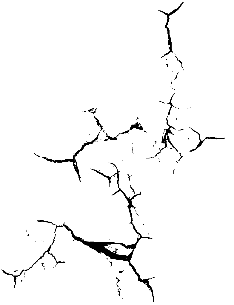 Wall Black Crack Png