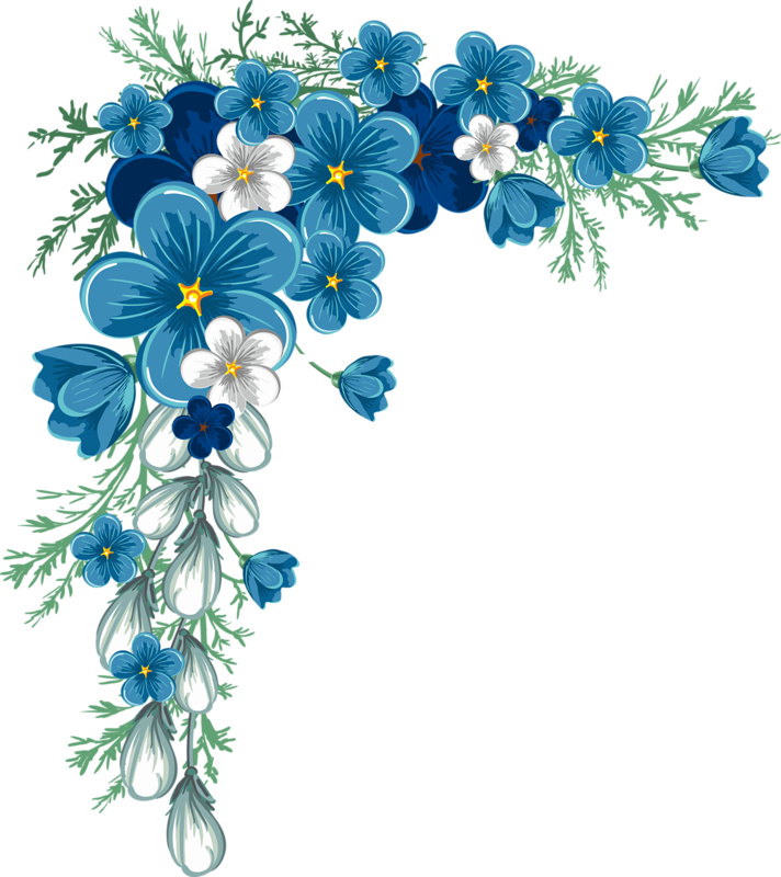 Blue and white  flowers,  Flower Floral design,  flower, blue, flower Arranging, decoupage png