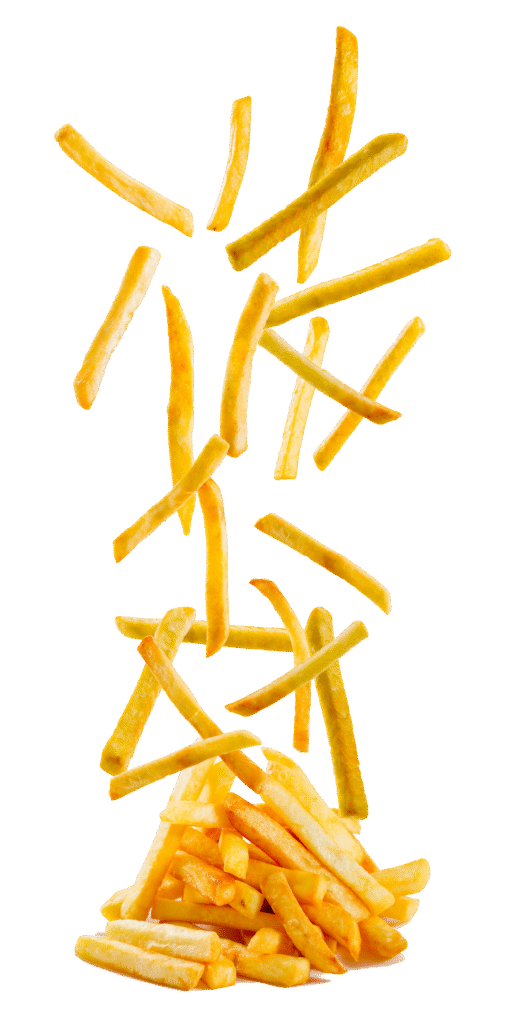 Hamburger French fries Fast food Onion ring Fried chicken, HD fries, potato fries, food, cooking, oil png