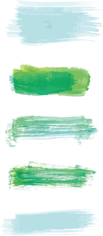 Watercolor painting Brush Ink, Watercolor brushes, green and teal paint illustration, watercolor Leaves, text, rectangle png