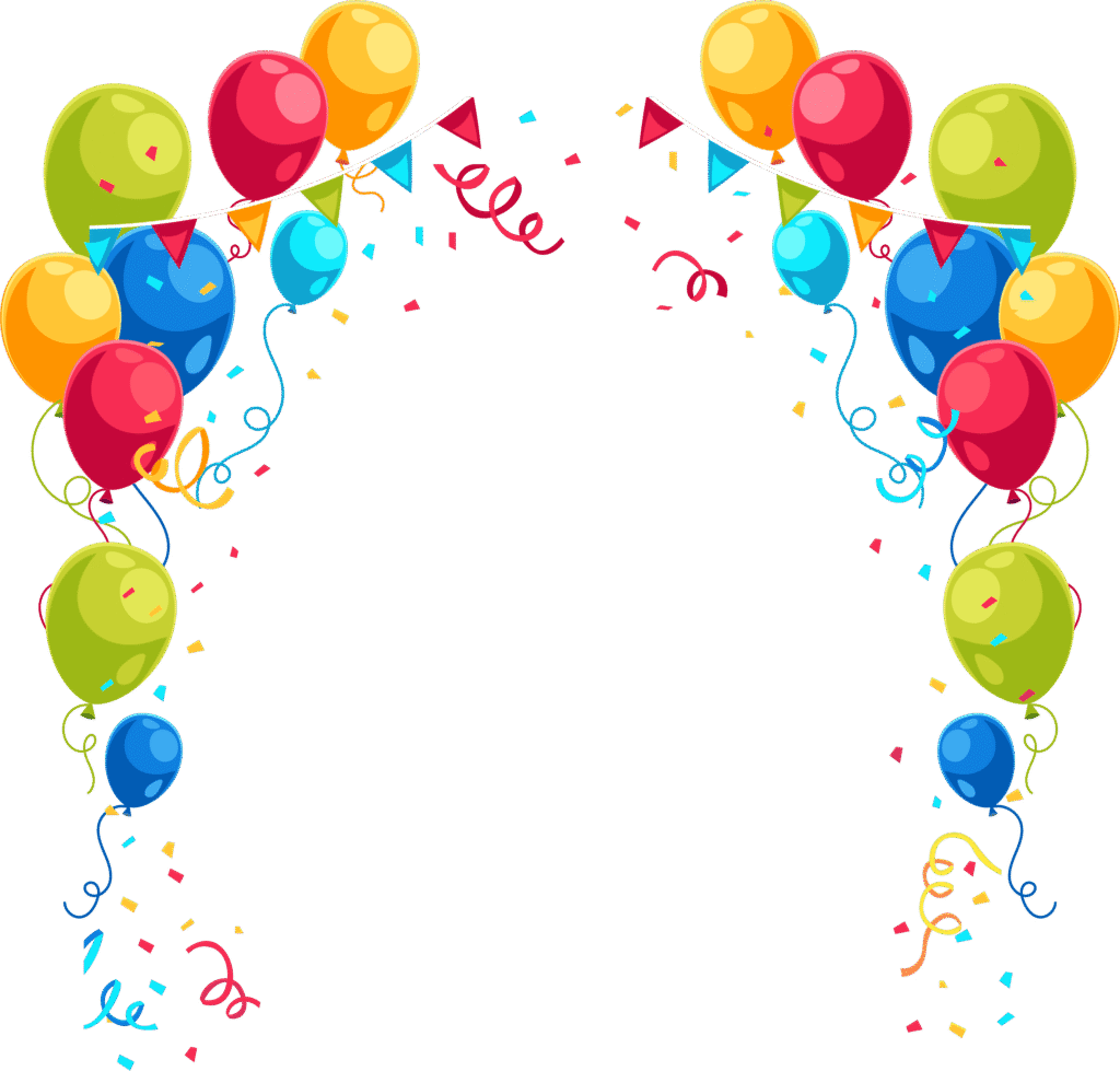 assorted balloons illustration, Balloon graphy Birthday, Color balloon decoration box, ribbon, color Splash, decorative png