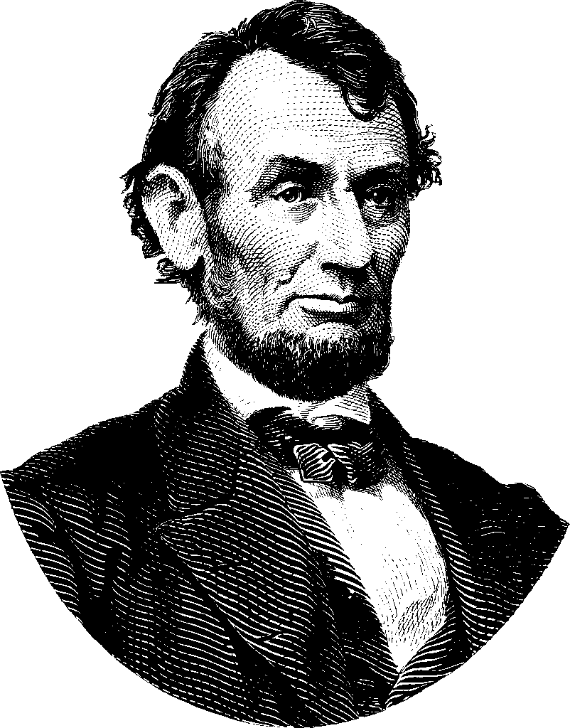 Abraham Lincoln Portrait PNG Free Download