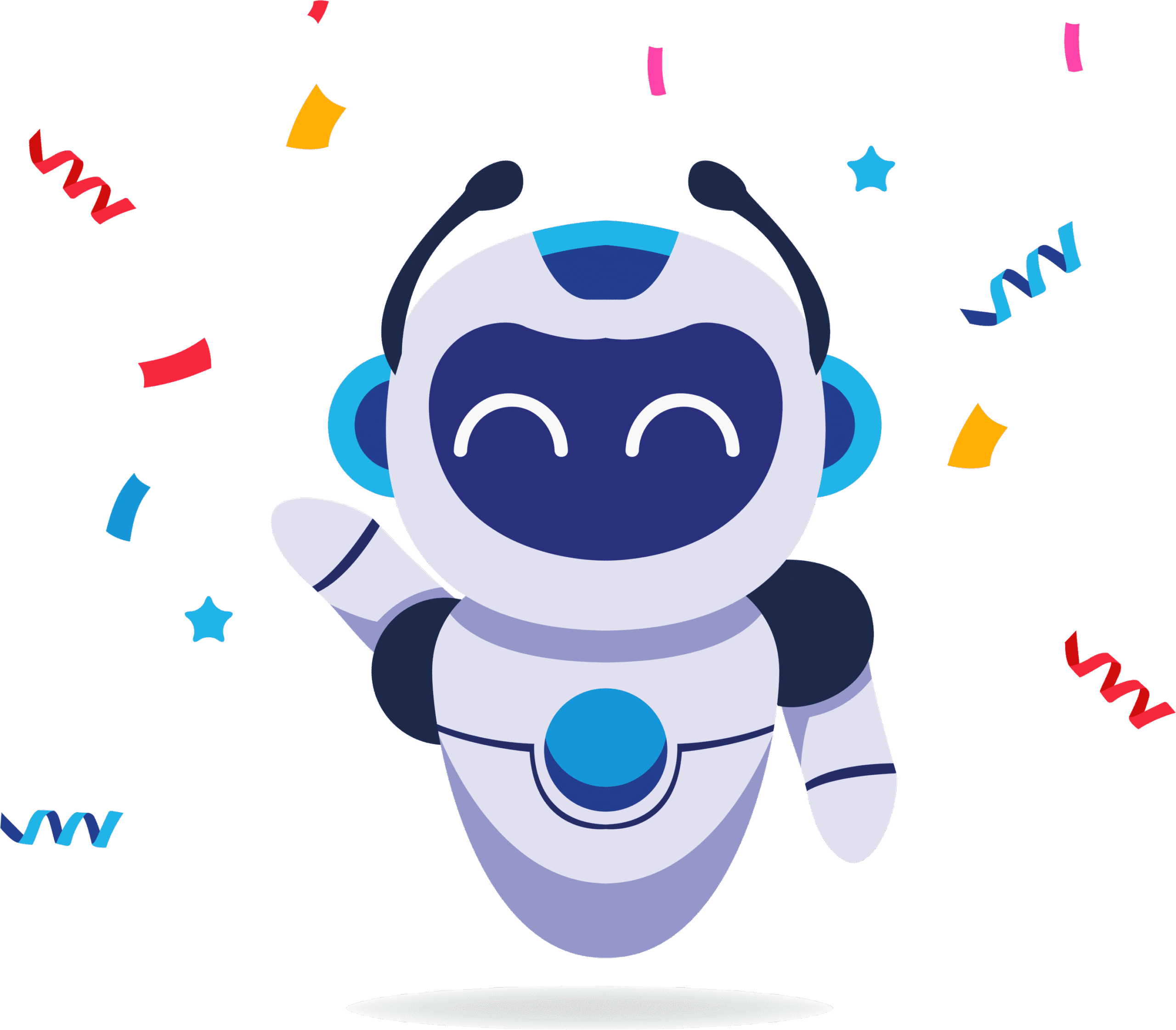 Robot Waving Hand PNG