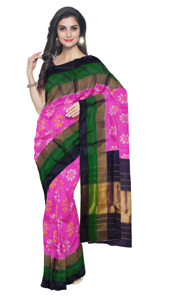 Gadwal Pochampally Saree PNG