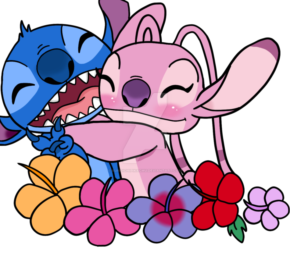 Stitch Png illustration, Lilo & Stitch Lilo Pelekai Ohana, stitch, leaf, dog Like Mammal, flower png