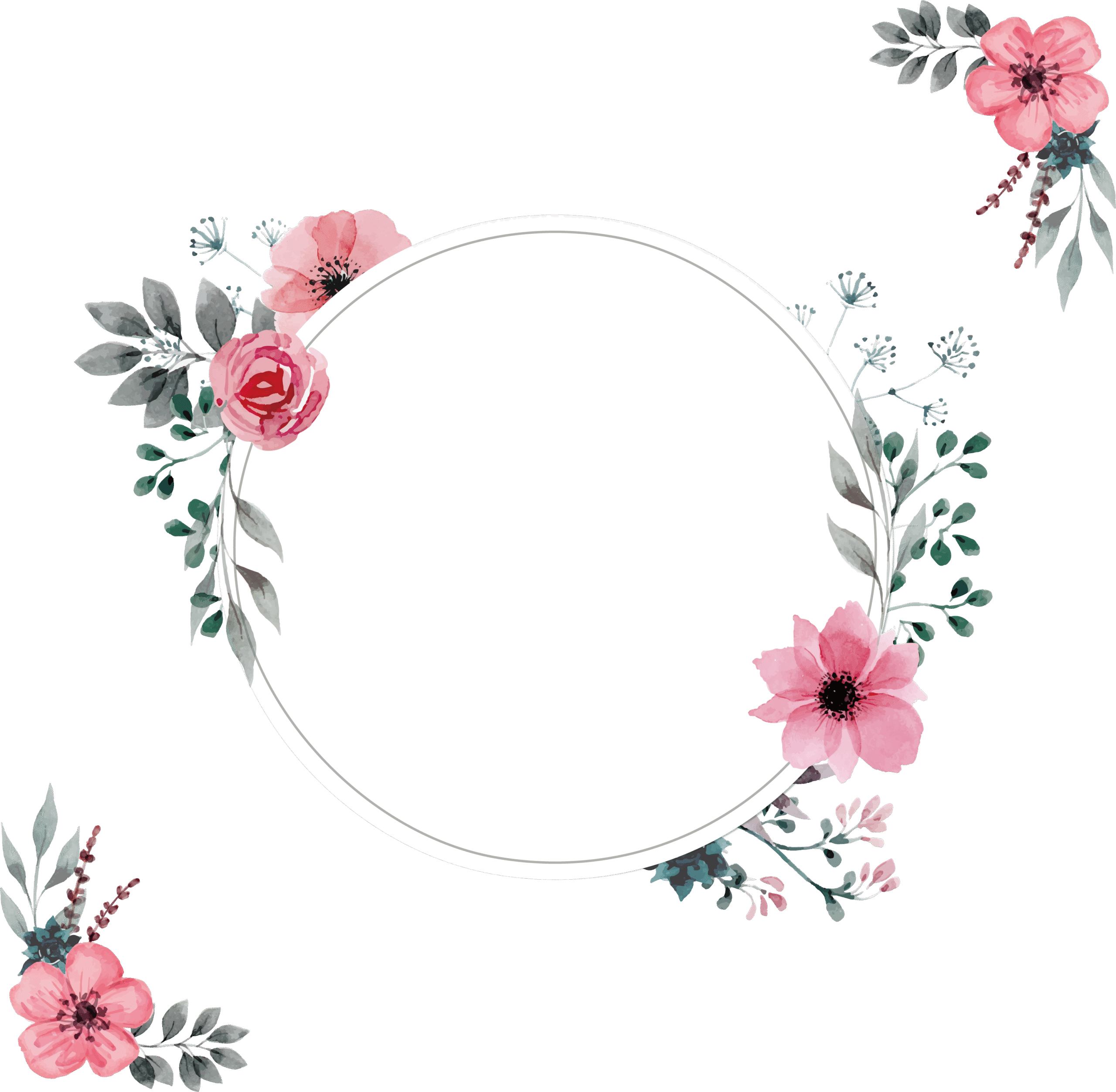 Wedding Invitation Frame PNG