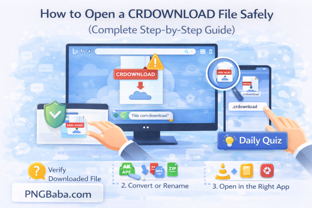 Open a CRDOWNLOAD